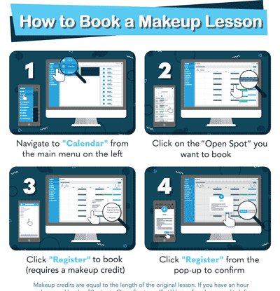 How to book makeup lessons in MMS