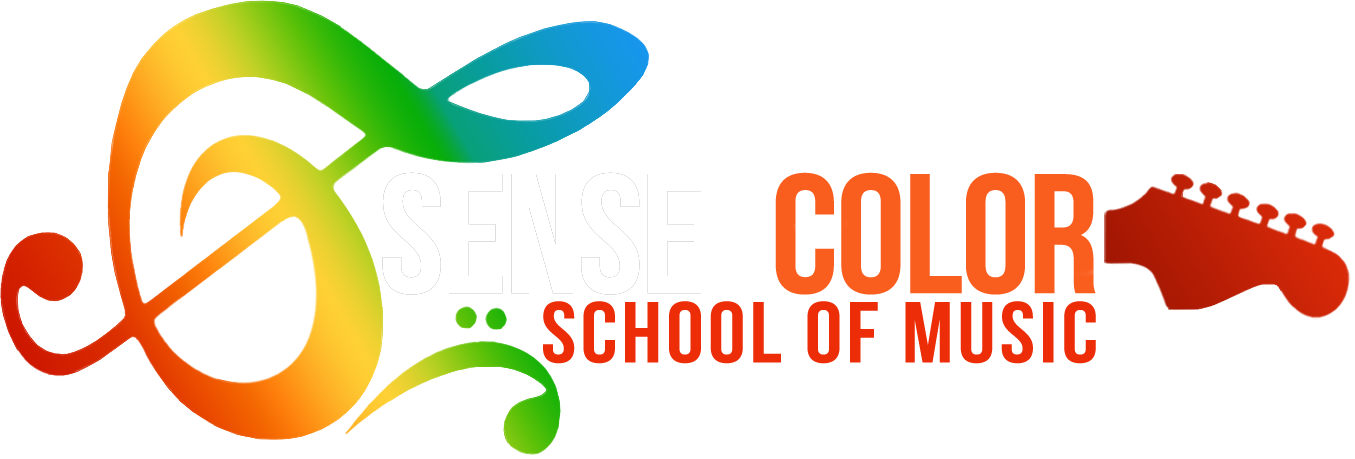 logo for Sense & Color music school in Leander, TX
